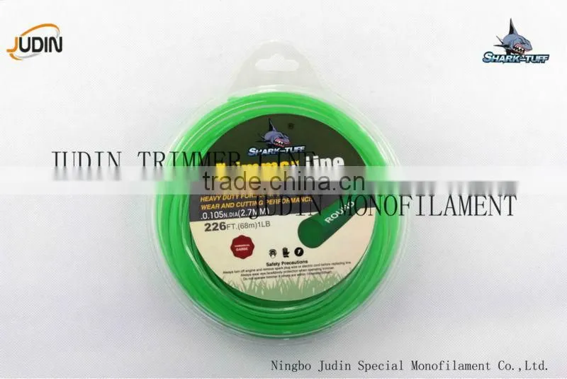 Commercial Grade 3.0mm Round Shape Brush Cutter Nylon Trimmer Line