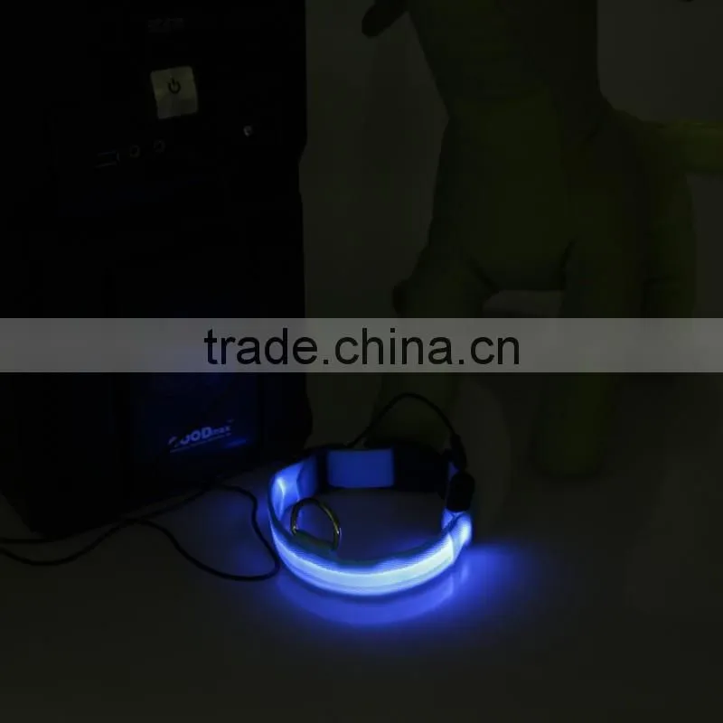 usb rechargeable luminous dog collars