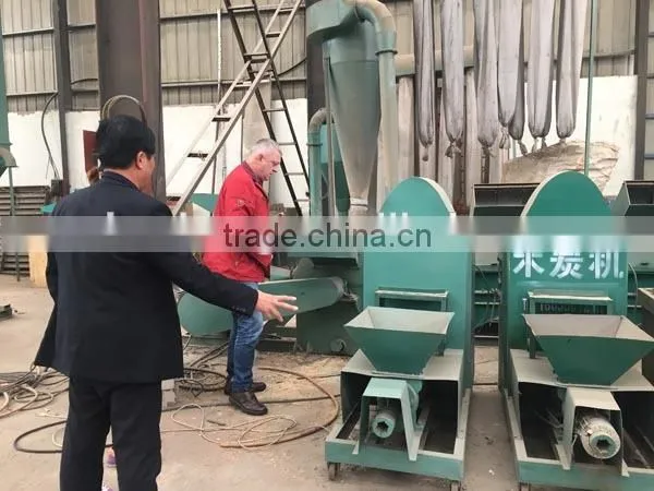 Working Principle of wood charcoal making machine