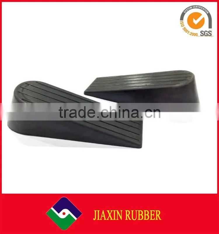 2015 China Manufacturer Black Wedge Decotative Rubber Sliding Door Stopper