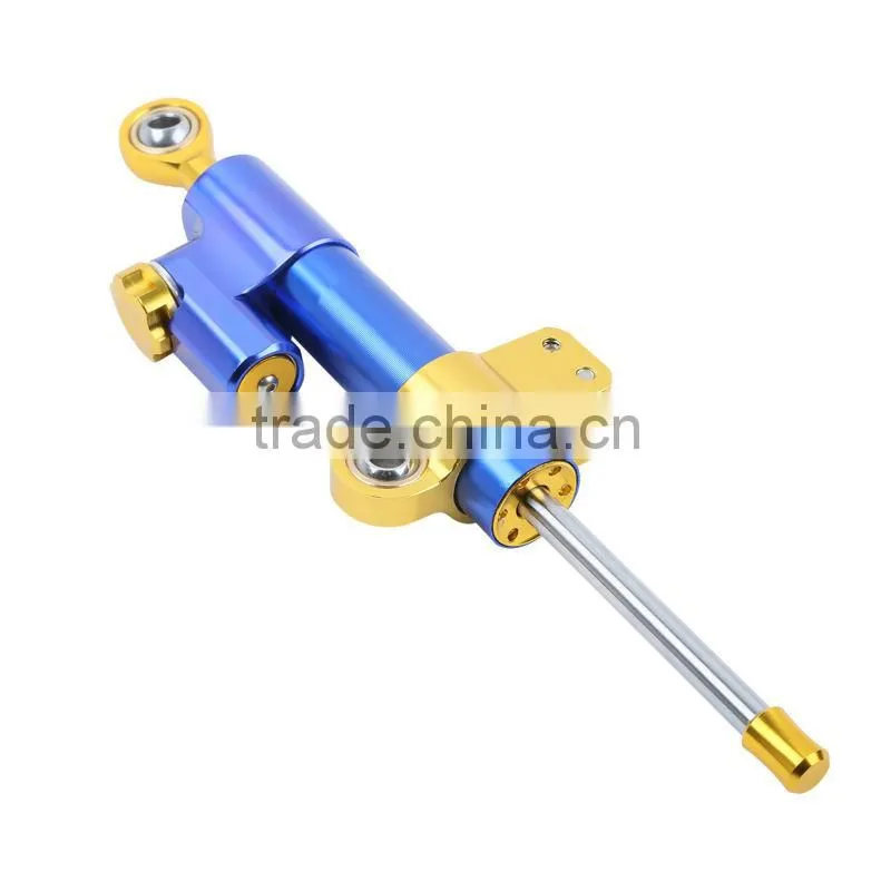 for Universial Motorcycle Adjustable Steering Damper Stabilizer Top Quality Blue