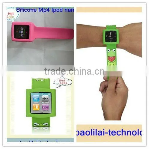 Free packing Slap Band Silicone Ipod Nano