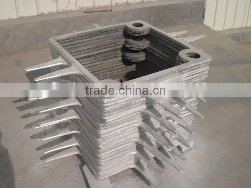 cooking oil filter machine, plate frame filter with cast iron plate and frame