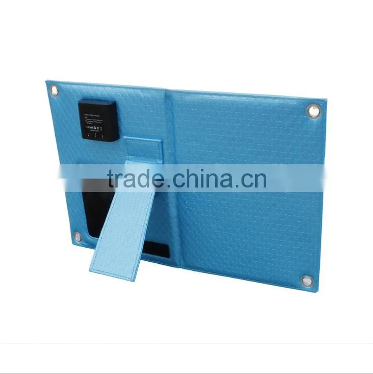 China manufacture charging phone 7w solar panel with usb wire
