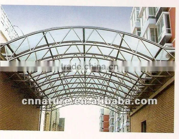 UV-protected Polycarbonate hollow sheet