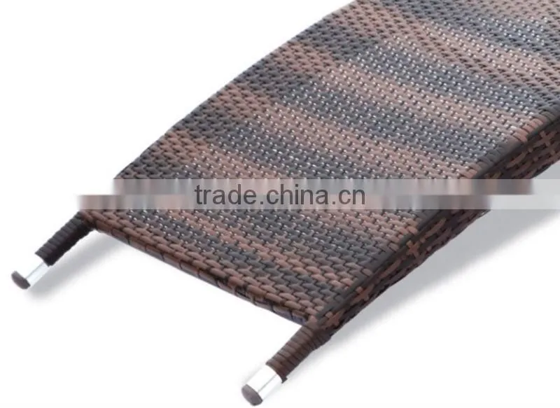 F- CF1007 outdoor heavy-duty UV-proof UV-proof plastic rattan sun lounger