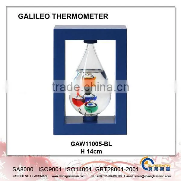 Galileo thermometer functional decoration