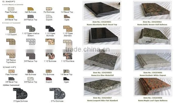 Newstar black granite bathroom countertop