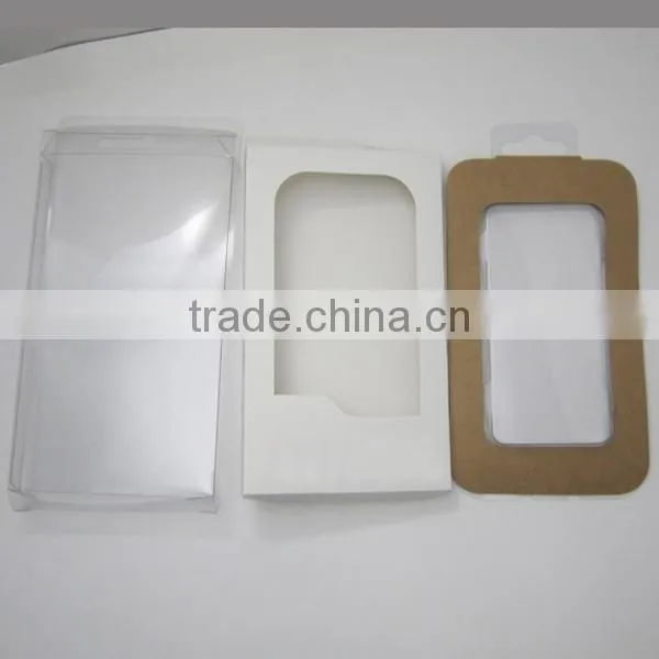 Customize PVC/PET Packaging Retail Cardboard Box for Phone case
