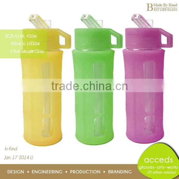Various Healthy Glass Travel Bag with Water Bottle Holder
