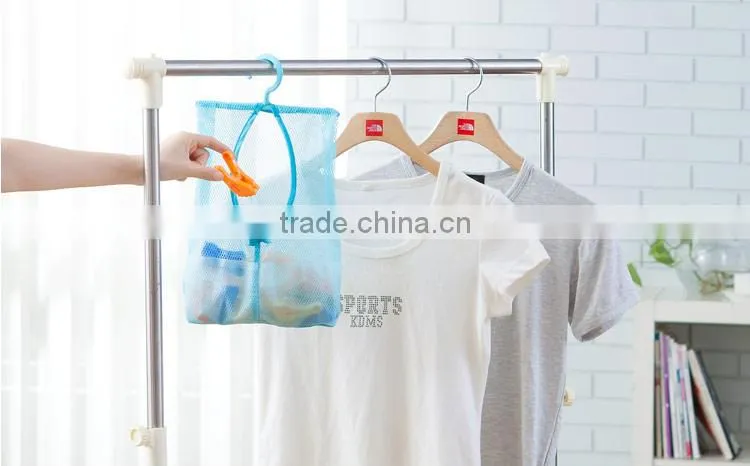 Wholesale Stock Small Order Hanging Convenient Classify Mesh Storage Bag