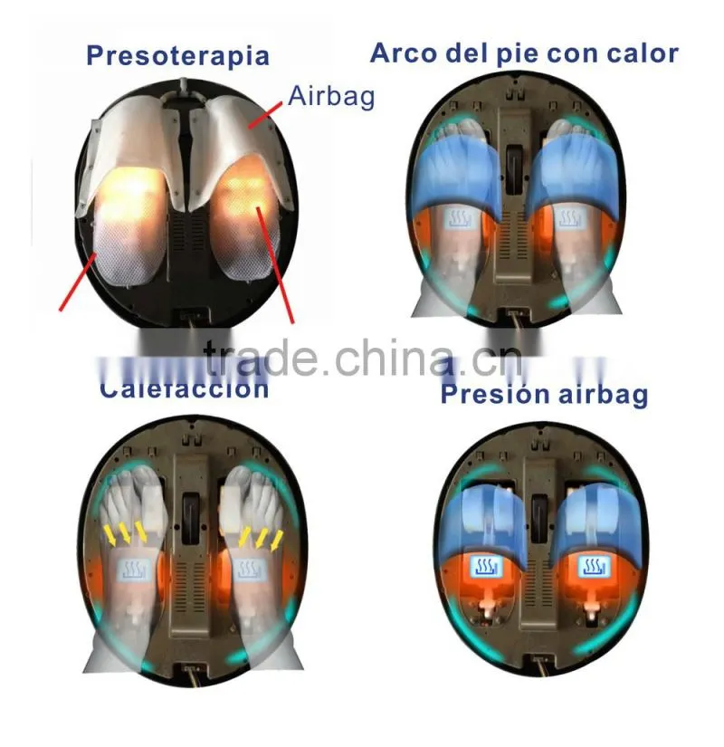 3d foot massager shiatsu,3D Shiatsu Kneading Air Pressure Foot Massager electric massager