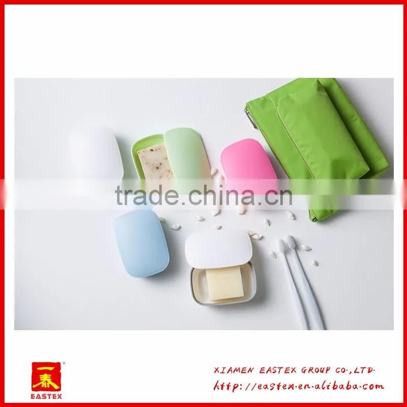 New Style Custom Easy Carry Travel Square Plastic Soap Box/Soap Stand