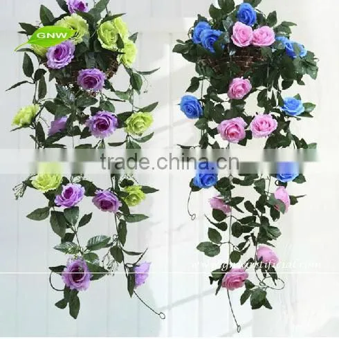 GNW FLV05 Unique Artifical hanging vine leaves for home wedding decoration