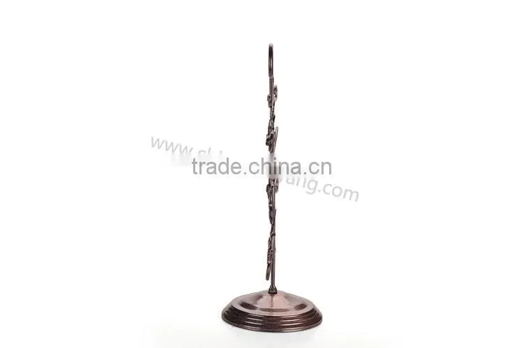 Metal display stand for jewelry bird earrings holder