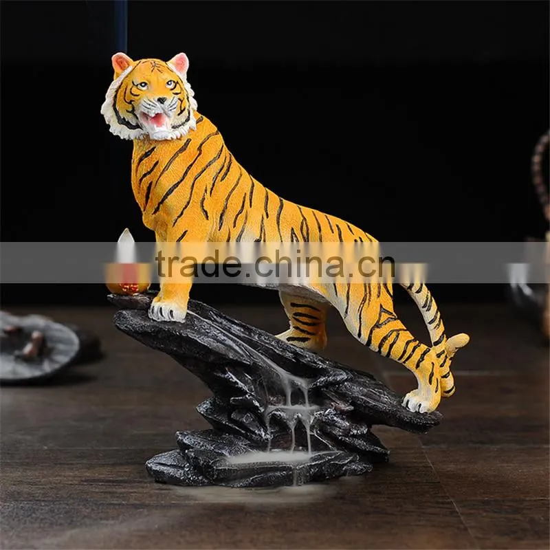 Domineering Tiger Backflow Incense Burner For Home Decor
