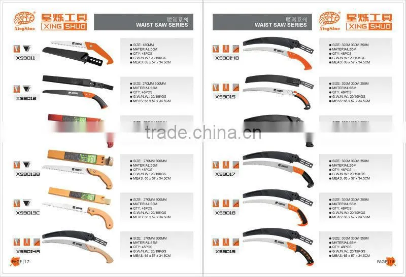 Garden pruning saw/hand saw/cutting saws XS-9003
