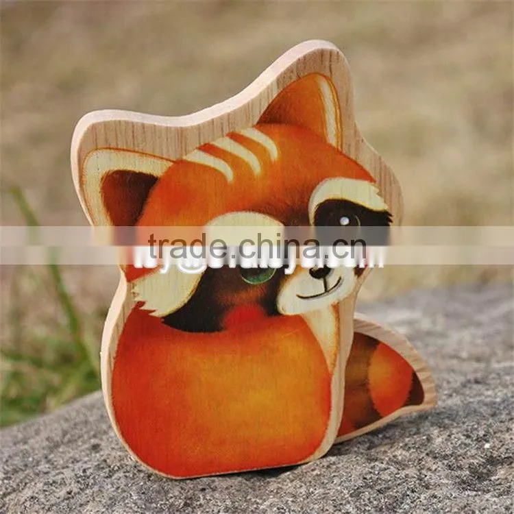 New design educational rabbit peacock squirrel toys wooden animal toys for toddlers W01B040