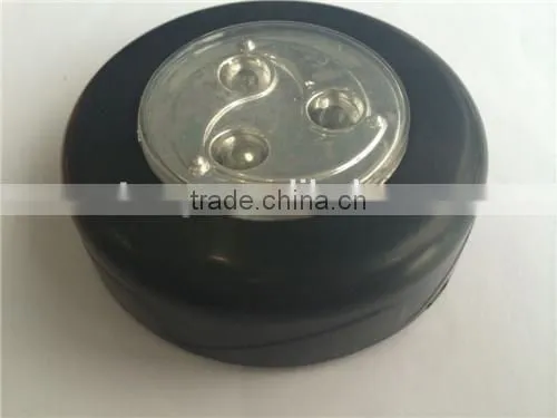 3 super white LED push light for home,camping,workshop,car