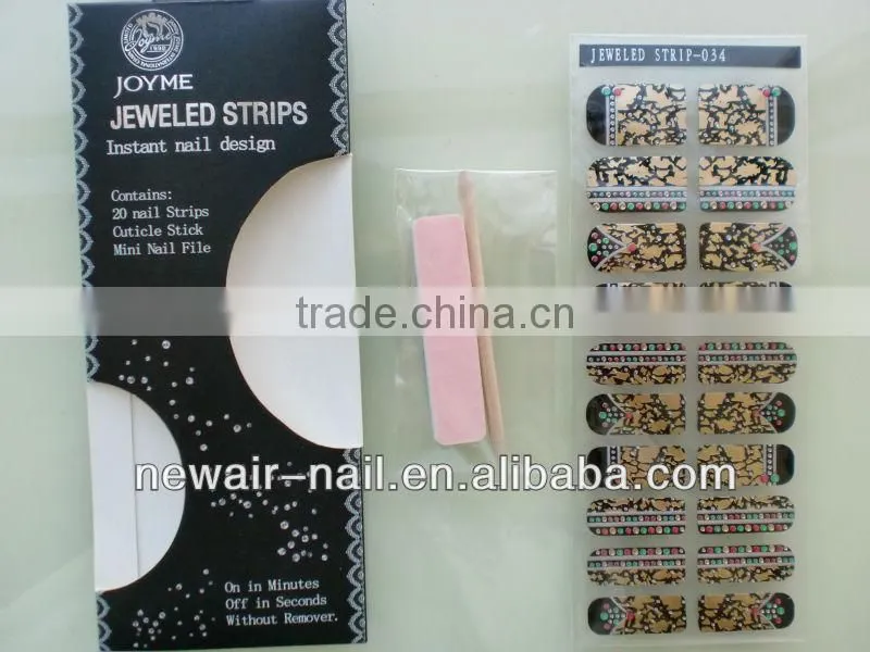 fashion 3d nail sticker 3d nail japanese style nail supply wholesale