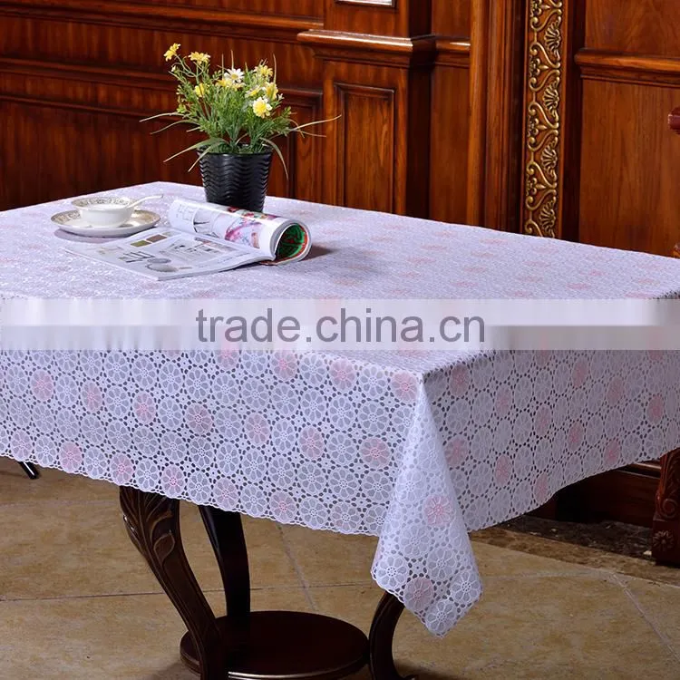 Custom tablecloths wipeable table covers PVC tablecloth in rolls