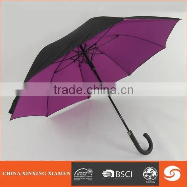 2017New Style Auto Open And Close Stick Umbrella Promotional Rain And Sun Auto Open And Close Stick Umbrella