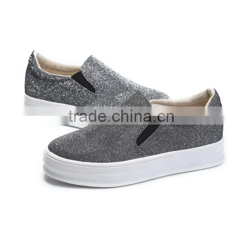 brand name loafers casual shoes women fashion high quality, from china factory casual women shoes sample for female