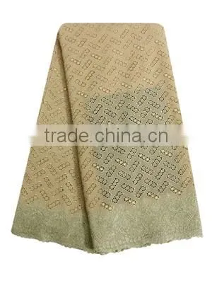 White Embroidery Fashion Wedding Dress Swiss Voile Lace SL0411-4
