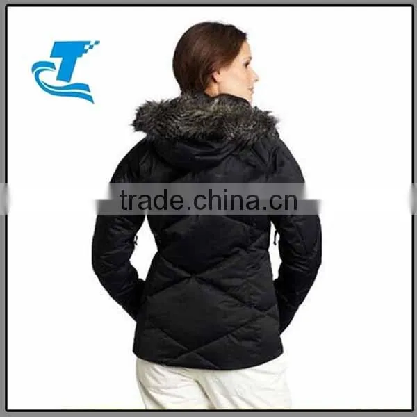 Winter Ski Wear Women Down Feather Jacket
