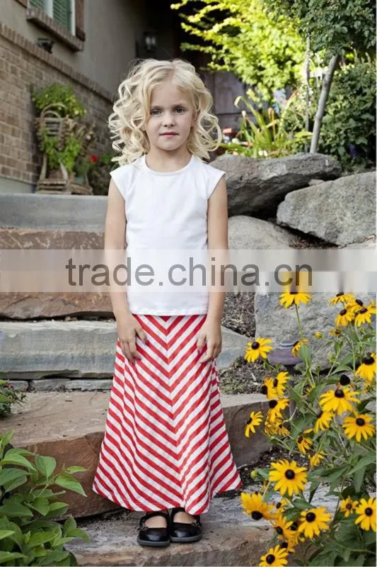 Baby Girls Pillowcase Chevron Stripe Tied Neck Dresses Girls Summer Dresses