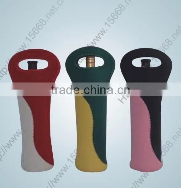 GR-B0195 high quality cheap price neoprene wine bag