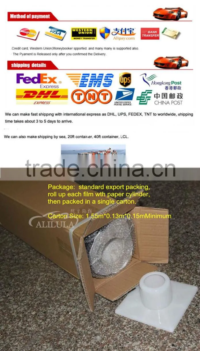 Clear Colored eva interlayer film for architecture/building glass