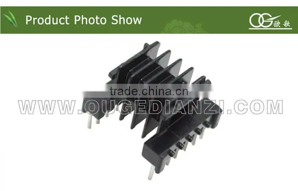 EF1619 four slot horizontal pin7:7 bobbin transformer 220v to 380v bobbin
