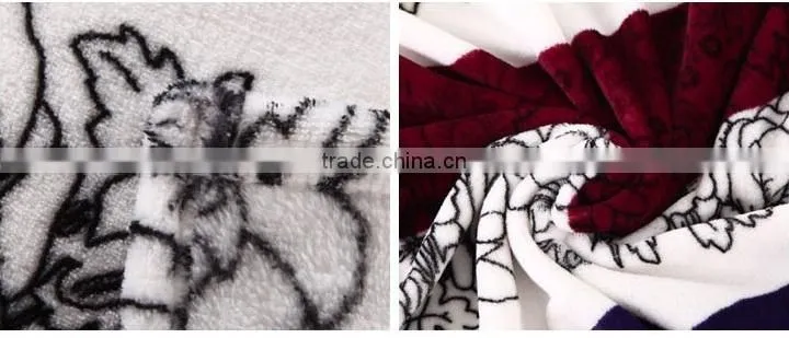 high quality fleece blanket/heavy coral fleece blanket