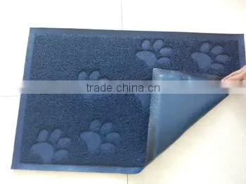 Hot sales PVC coil cat litter mat, PVC pet mats