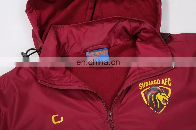Custom fashion high quality reflective windbreak jacket for men