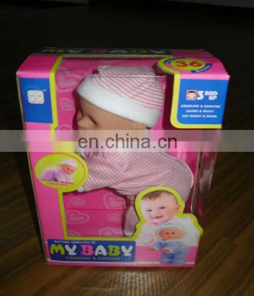 Newest B/O Crawling Doll With Sound