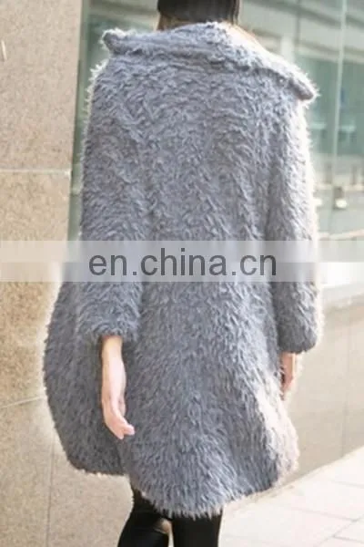 Women Faux Fur Long Coat