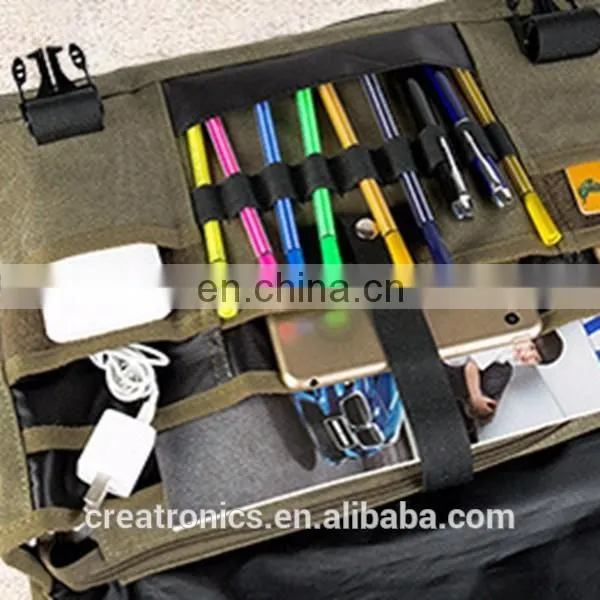 Computer Custom Laptop Bag New Products Black Canvas Felt Shoulder Bag For Men Computer Portable Game Bag