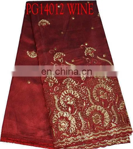 African george lace for garment new design in 2015(PG14012)