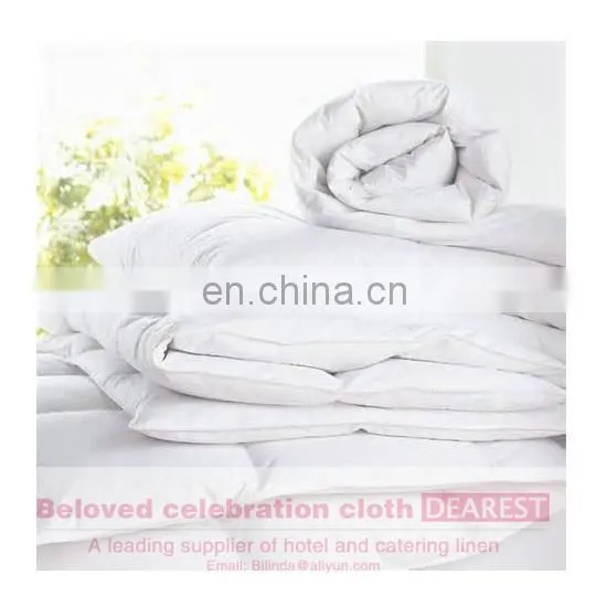 manufactory new style hotel white plain duck feather goose down quilt duvet
