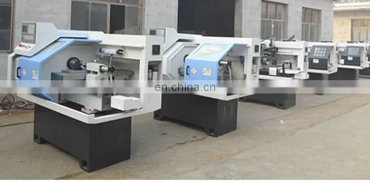 CK0640a semi automatic automatic feeding mini cnc metal lathe