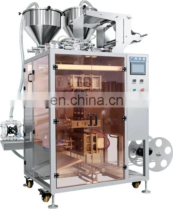 Double Material Hair Dye Shampoo Sachet Packaging Machine