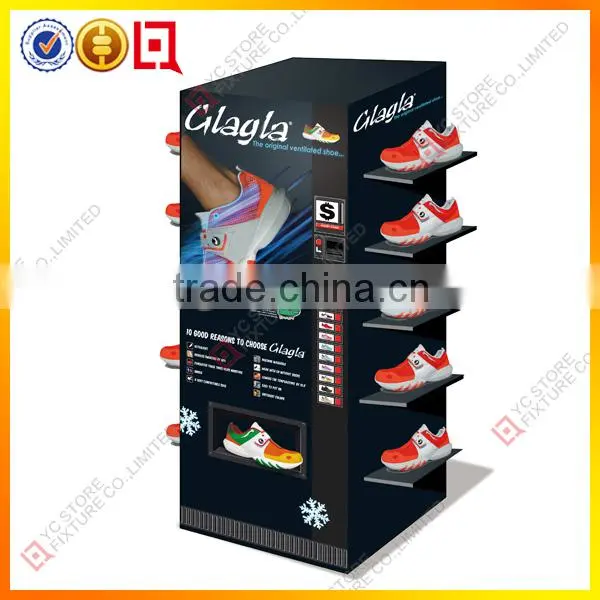 Custom Large wall mount shoe display shelf