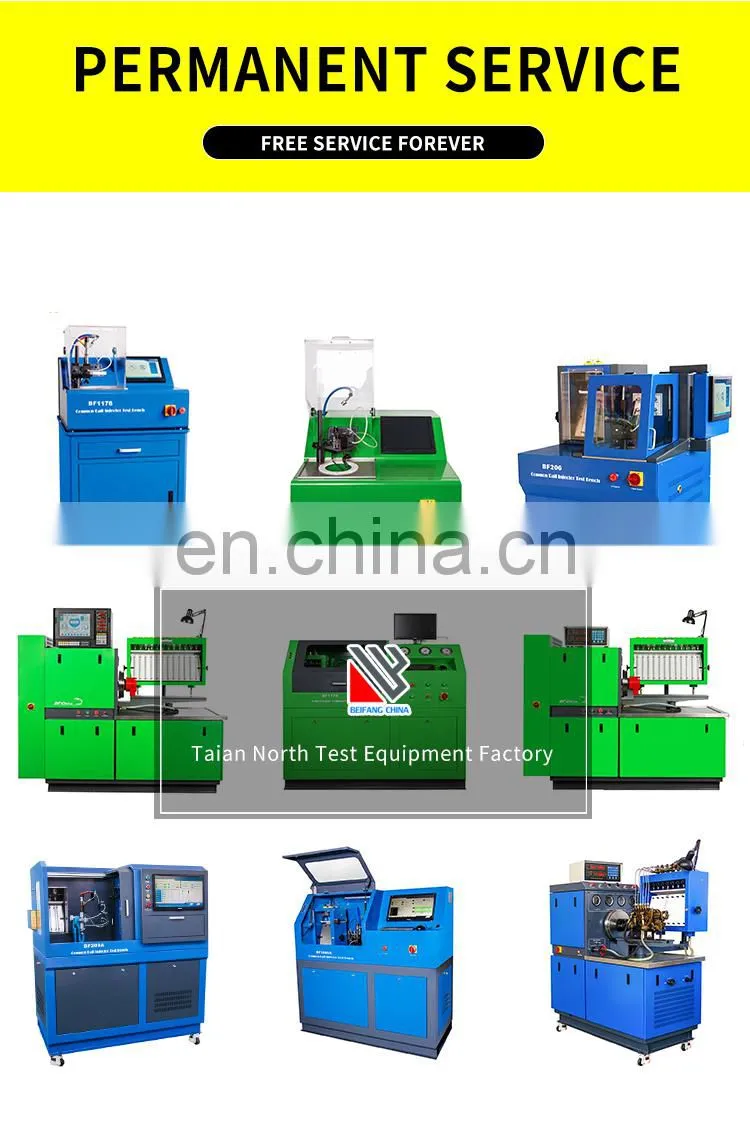 China BF200 (EPS205) Common Rail Injector Test Bench for B,OSCH D,enso De.lphi injecotrs mini injectors test bench