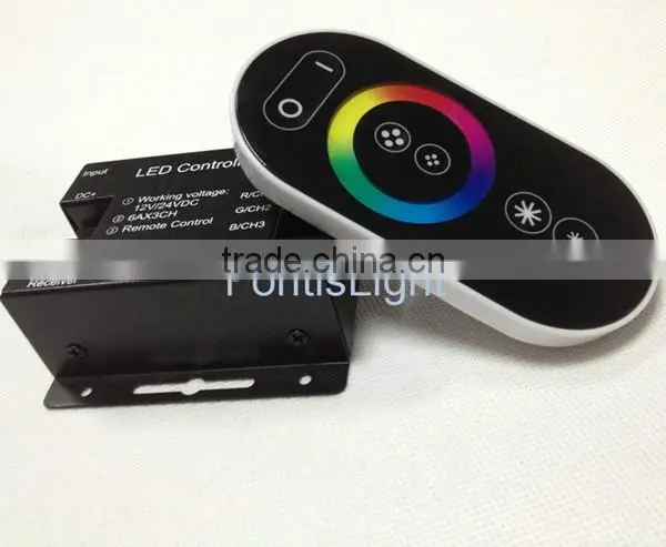 5V/12V/24V Wireless Touch RGB LED Controller/ Wireless Led RGB Controller with Romote controller/led rgb controller