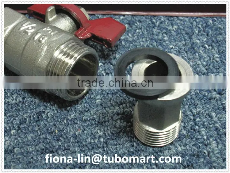male ball valve with iron handle for gas pipes for brass valves distributors