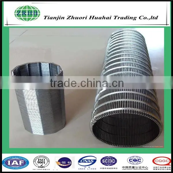 Precision stainless filter pipe use for screen pipe milling machine parts