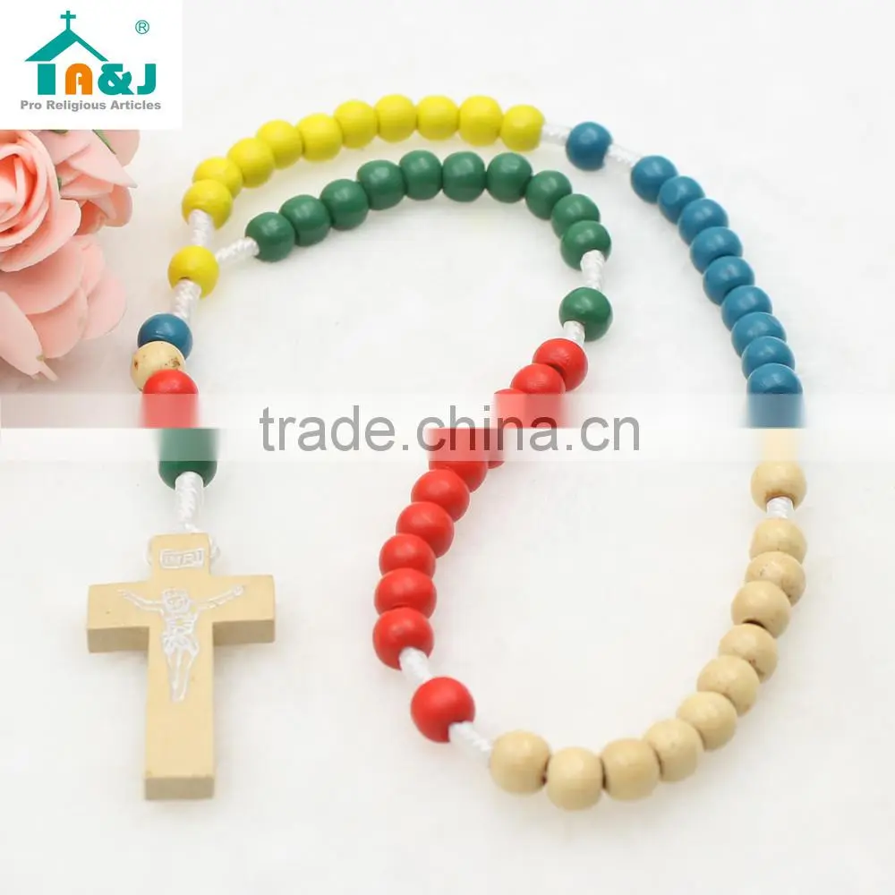 A&J Missionary Wooden Round Rosary