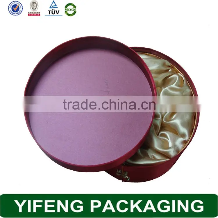 cylindrical plain cardboard Packaging Boxes for Gift without printing